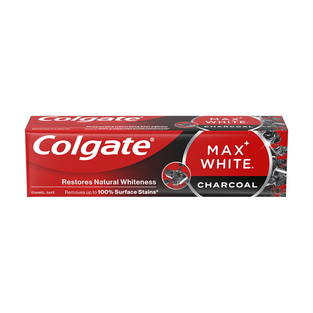 Зубна паста Colgate Max White Activated Charcoal, 75 мл