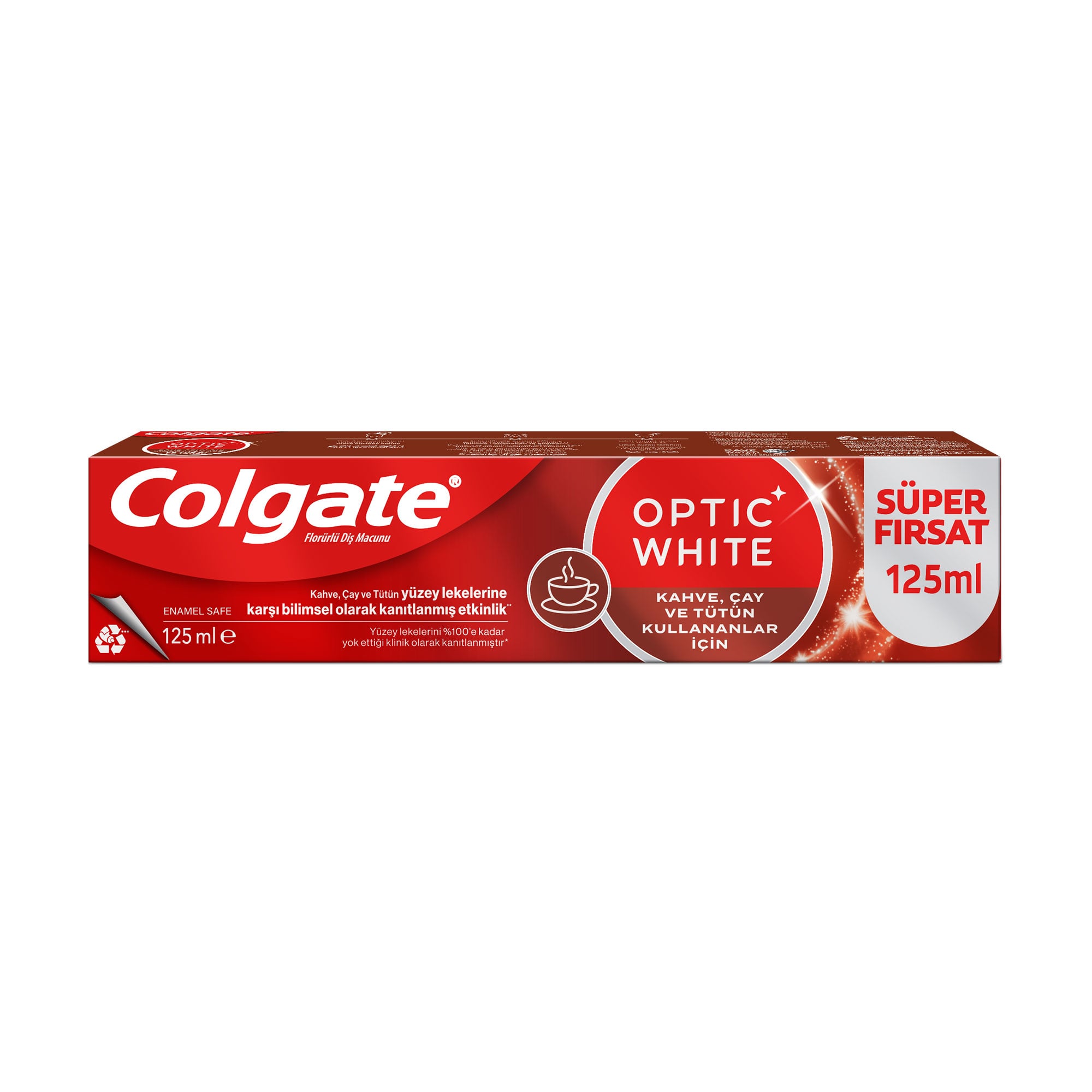 Зубна паста Colgate Optic White For Coffee, Tea And Tobacco Users, 125 мл