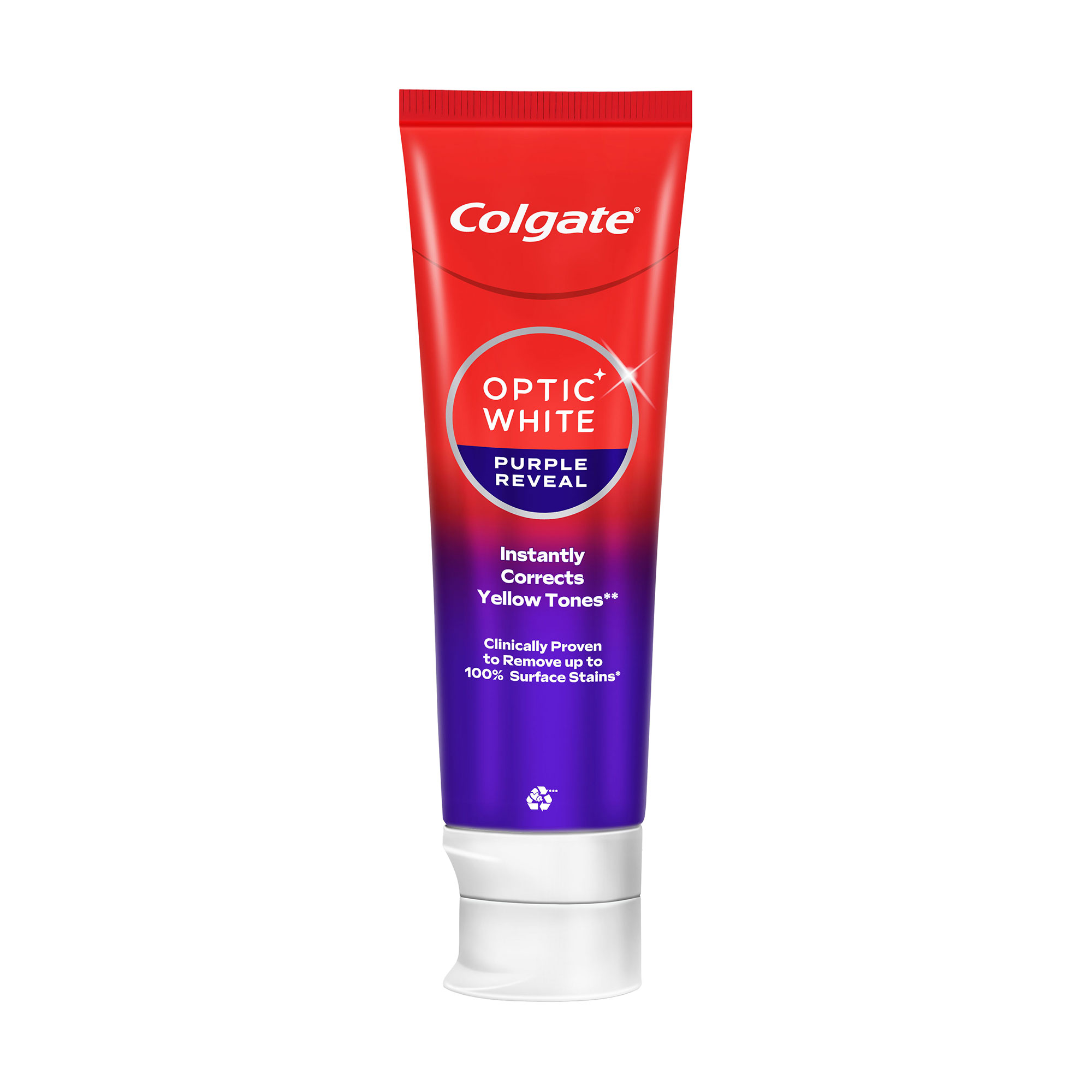 Зубна паста Colgate Optic White Purple Reveal, 125 мл