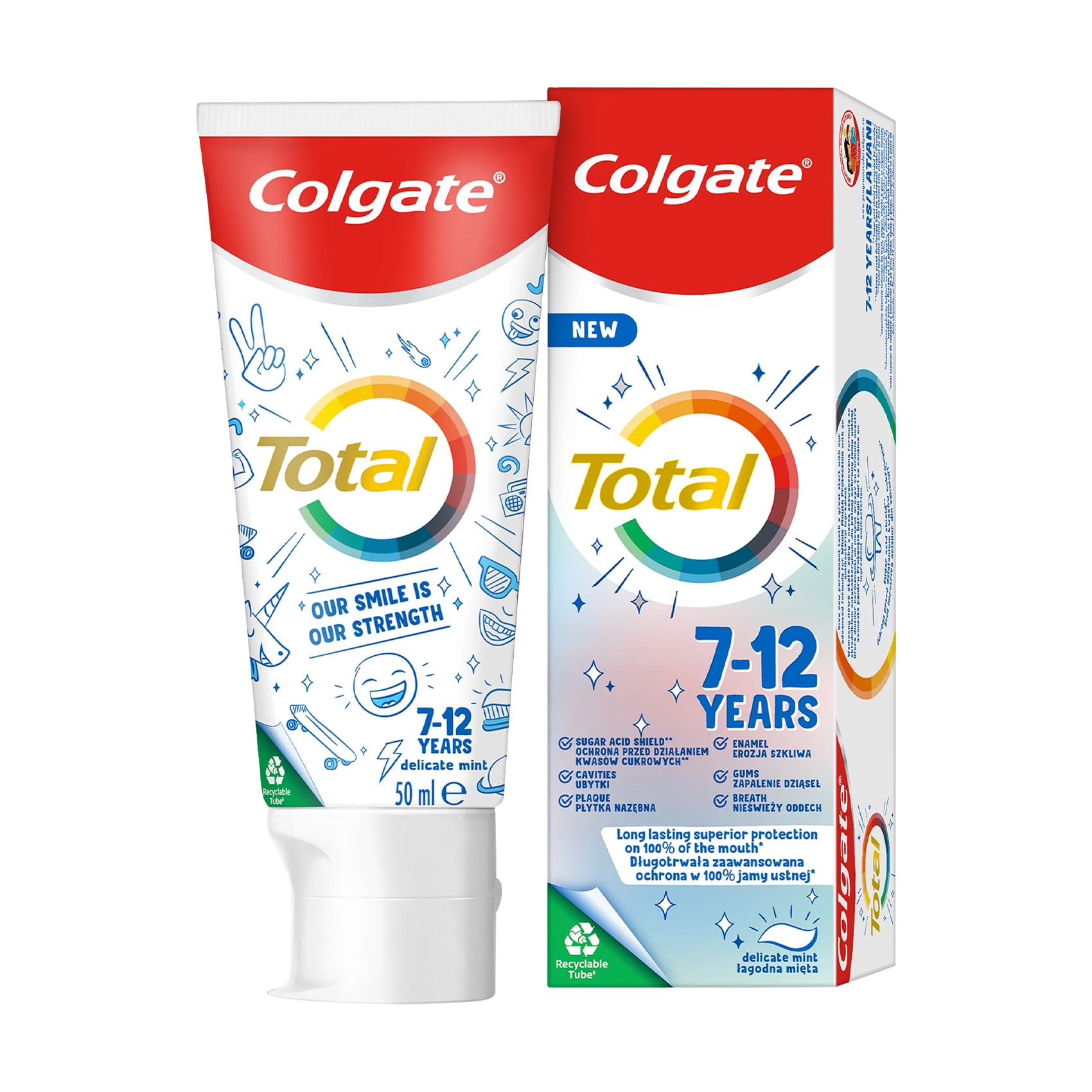 Зубна паста Colgate Total Kids 7-12 років, 50 мл